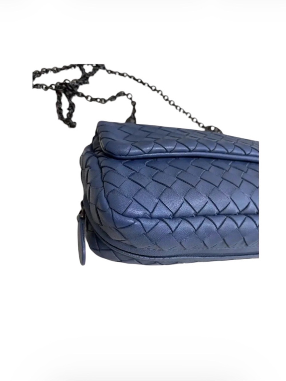 Bottega Crossbody Bag with Chain Strap - Picture 7 of 14